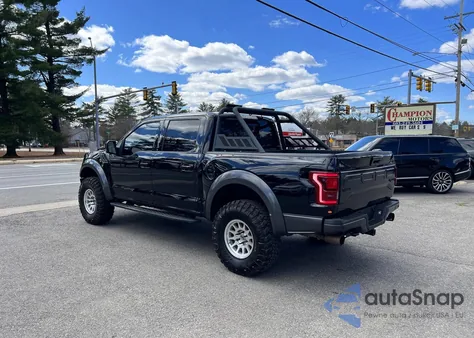 2017 Ford F150 Raptor из США, поврежденный, VIN 1FTFW1RG2HFB63353